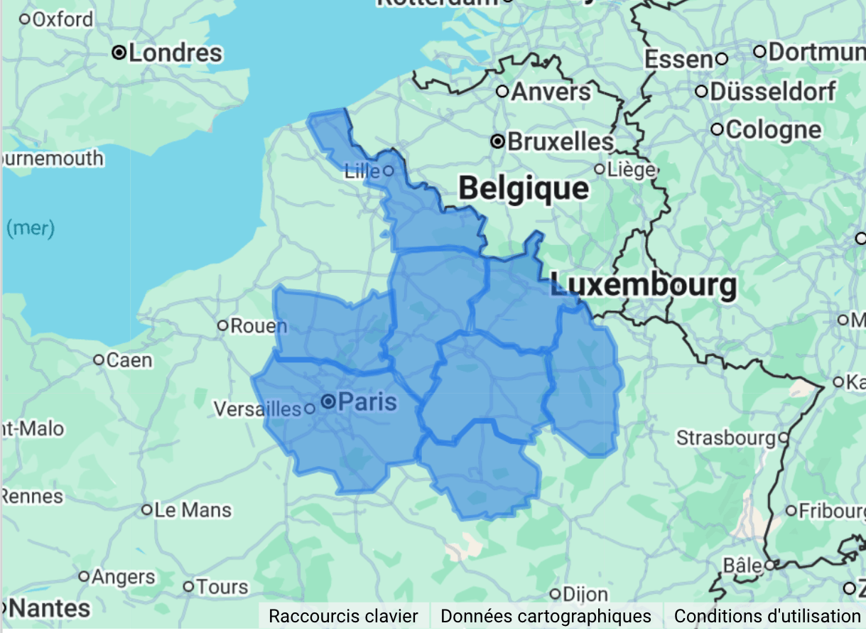 carte Reims